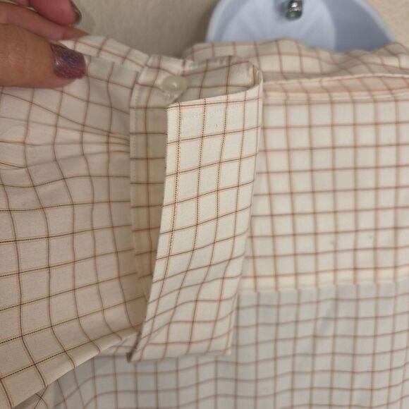 Brooks Brothers Nwt Plaid Fitted Non-iron Stretch Button Up Blouse Top Size 14 - Picture 4 of 5